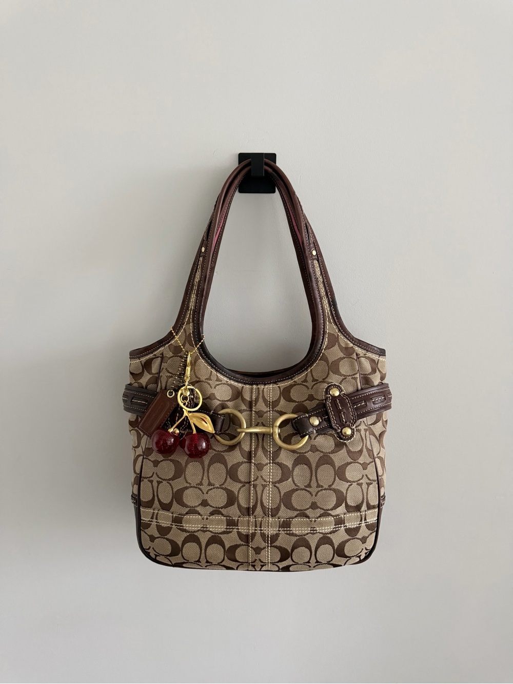 2007 Coach Belted Ergo Tote Bag w/Gold Hardware